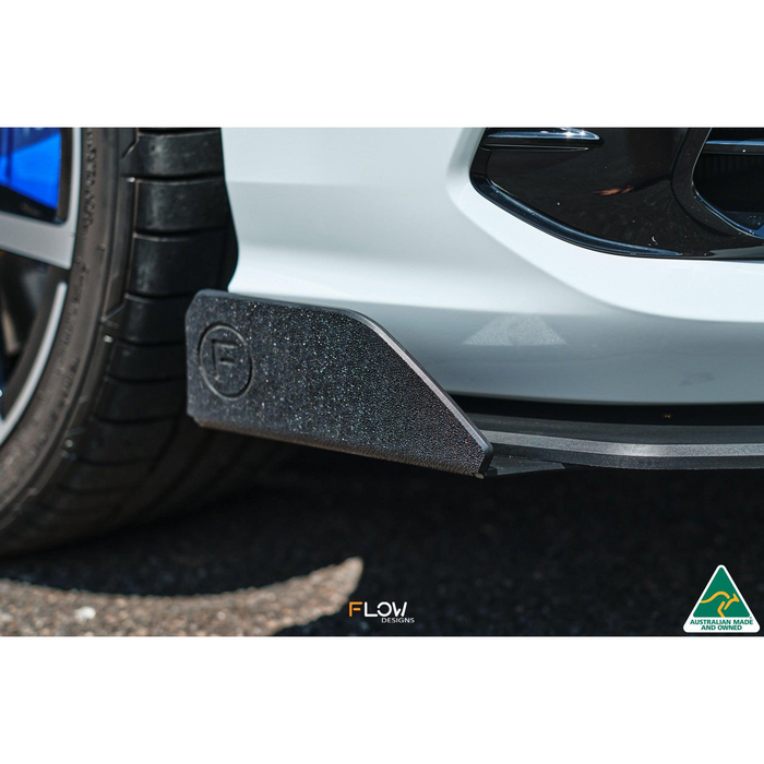  Flow Designs Front Lip Splitter Winglets VW MK8 Golf R - FAS Tuning