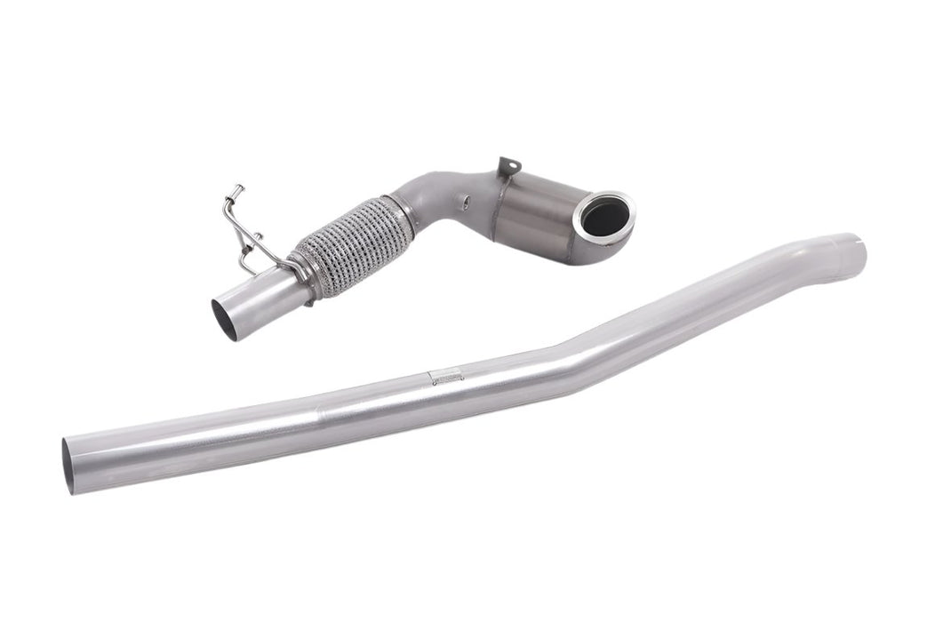 Milltek Cast Large Bore Downpipe and Hi-Flow Sports Cat for Milltek Exhaust Audi 8V S3 & VW MK7 Golf R - FAS Tuning