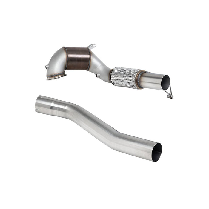 Milltek Large Bore Downpipe and Hi-Flow Sports Cat for Milltek Exhaust VW MK8 GTI - FAS Tuning